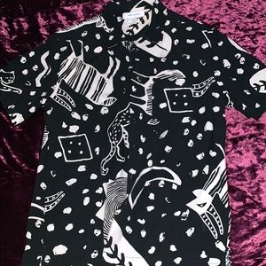 Button up urban outfitters short sleeved shirt